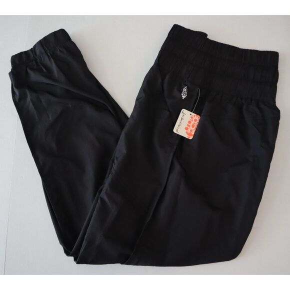 Free People Movement OB1227822 Women's Sz Small Black The Way Home Joggers - Picture 8 of 8